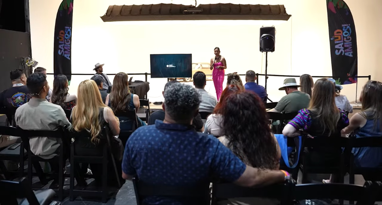 Salud Amigos Fest Thunder Studios HOLODECK LED Virtual Production LED volume Screen Wall Panel Filmmaking Los Angeles California Filmmaking