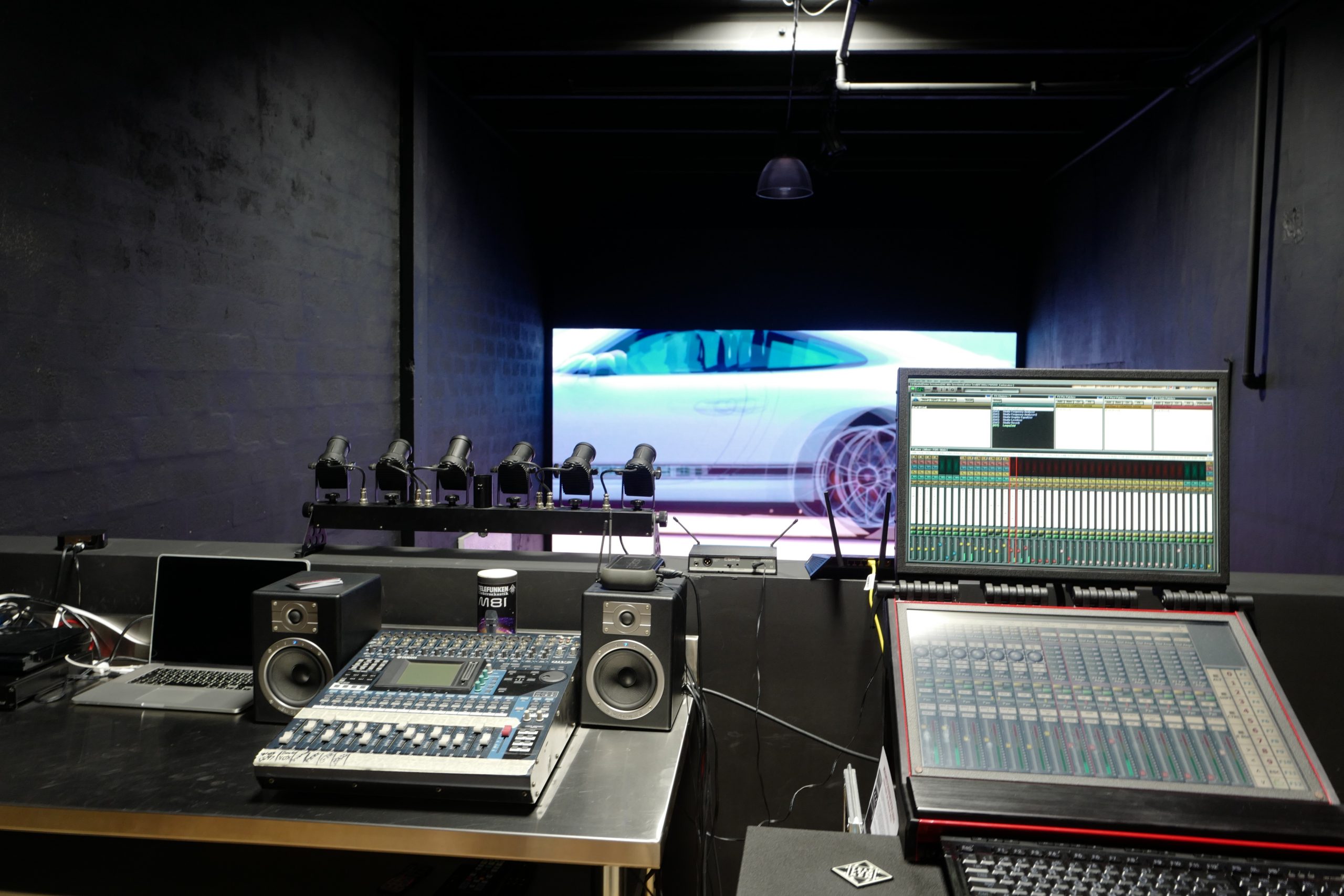 Seamless LED video wall centerpiece at Rudolf Budja Gallery, Miami Beach