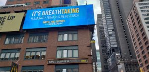Novotel Times Square 21x80' outdoor LED billboard (HoloVision Billboard 10E) on Broadway, New York City