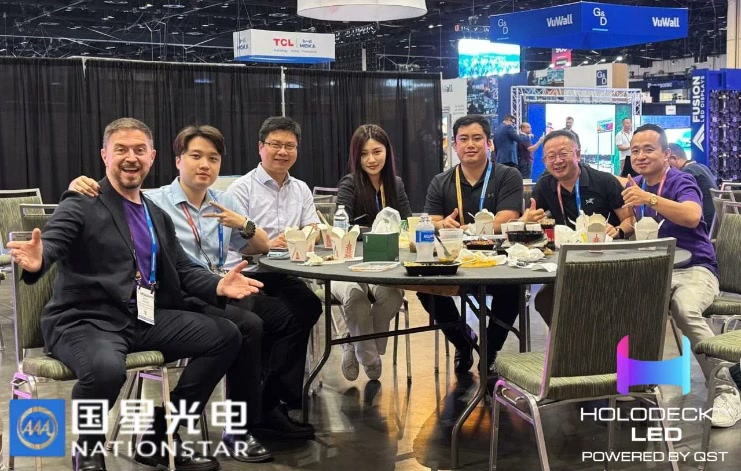 The HOLODECK LED and NationStar teams together at InfoComm 2025 in Orlando